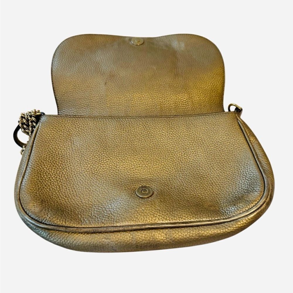 Gucci Gold SoHo Crossbody Bag with Chain Strap and Tassel - Picture 9 of 13
